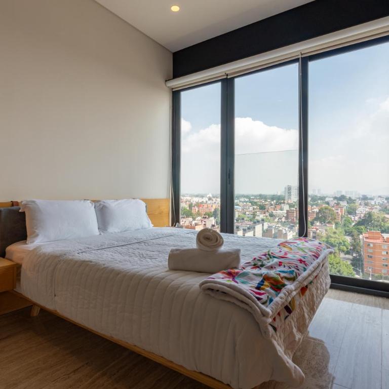 Departamento en CDMX con Gym y coworking - One-Bedroom Apartment - 2