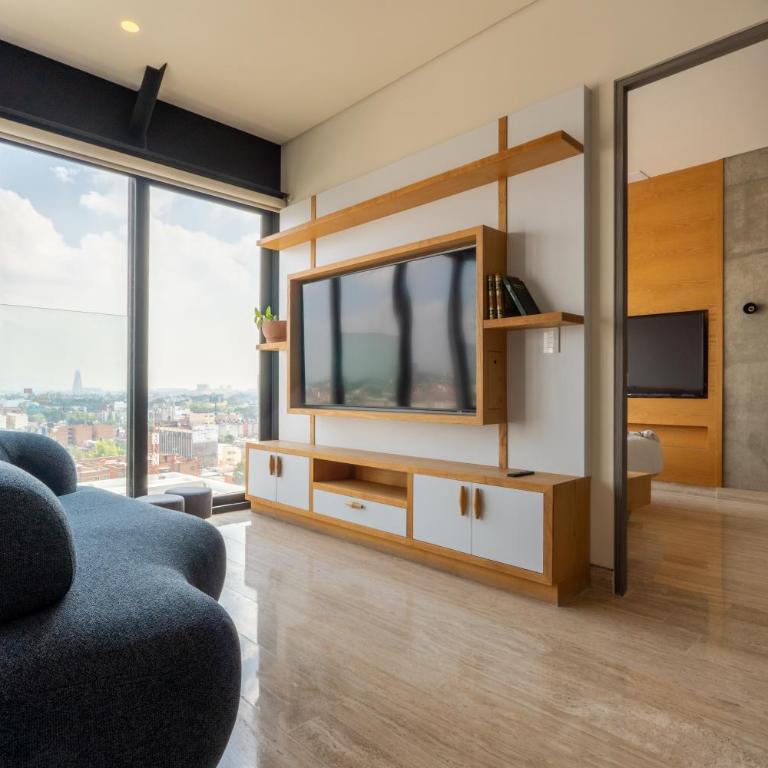 Departamento en CDMX con Gym y coworking - One-Bedroom Apartment - 3