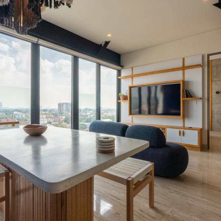 Departamento en CDMX con Gym y coworking - One-Bedroom Apartment - 30