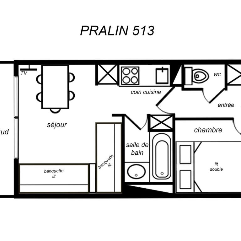 Appartement bien placé, skis aux pieds, animaux admis - FR-1-182-99 - Appartement (4 Adultes) - 11