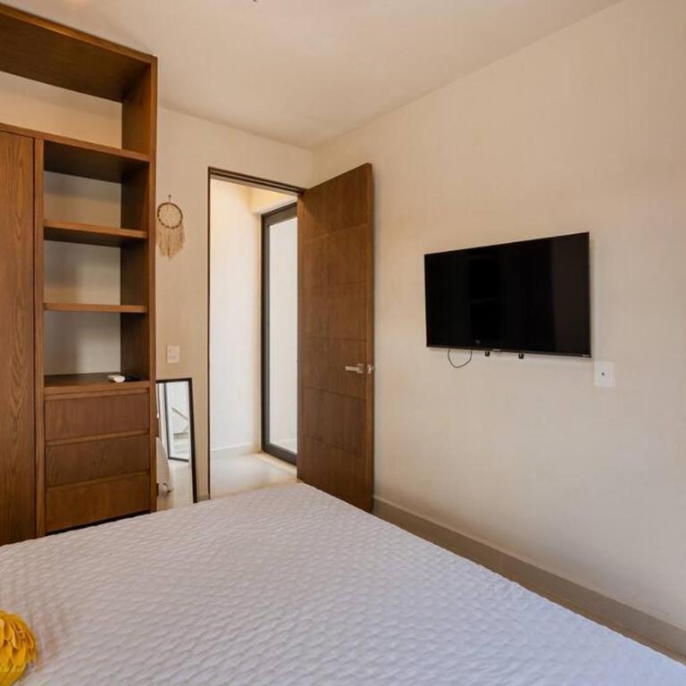 Close to Cenotes Private Pool 24hr Hr Security Gym Yoga Villa - Two-Bedroom Apartment with Private Pool - 17