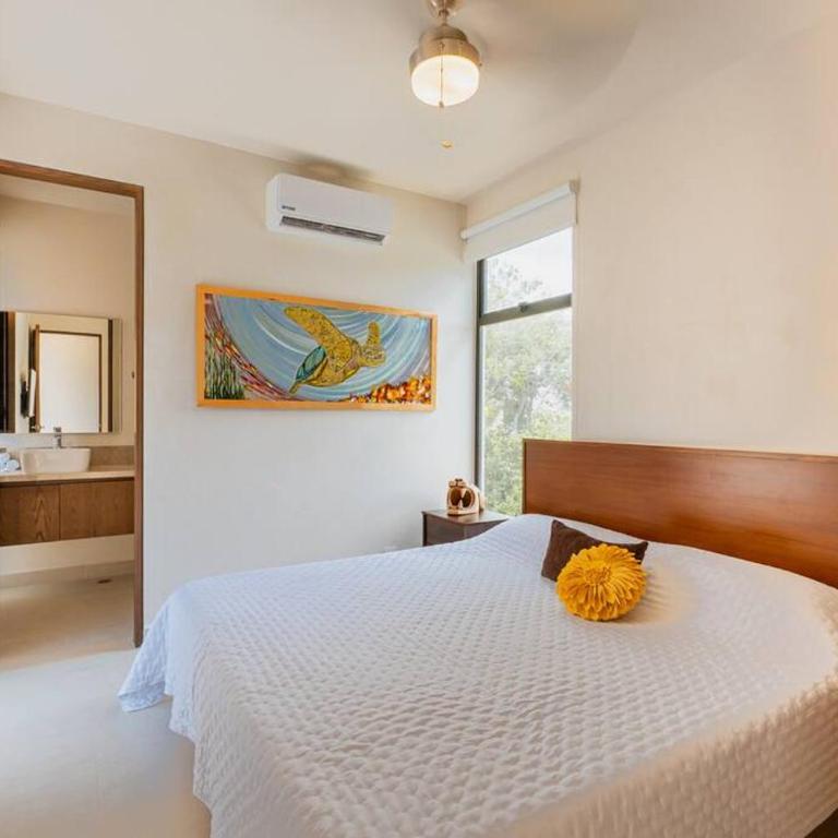 Close to Cenotes Private Pool 24hr Hr Security Gym Yoga Villa - Two-Bedroom Apartment with Private Pool - 9