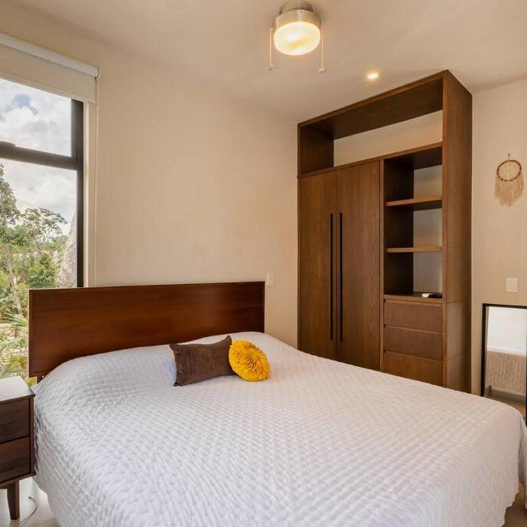 Close to Cenotes Private Pool 24hr Hr Security Gym Yoga Villa - Two-Bedroom Apartment with Private Pool - 21