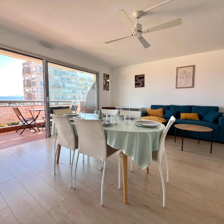 Appartement T3 au Port de Saint-Cyprien avec Terrasse et Climatisation - FR-1-309-483 - Apartment - 3