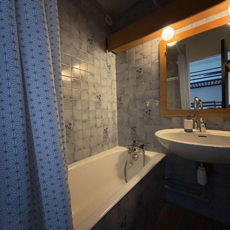 Studio cabine rénové, 4 couchages, pied des pistes, parking, balcon sud - FR-1-297-160 - Apartment - 7