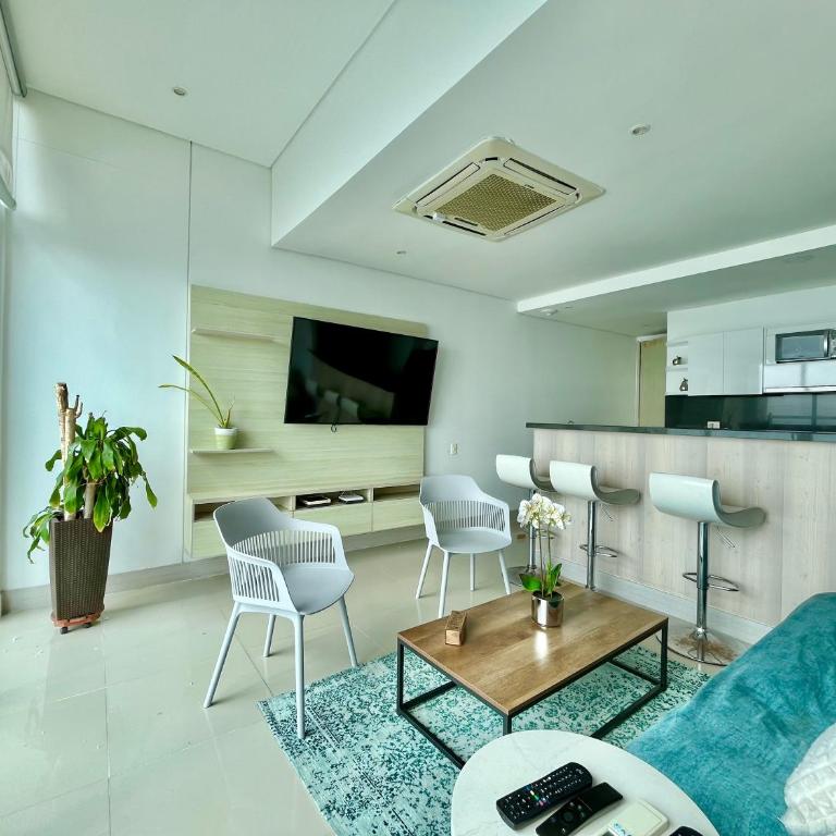 by Calamari Homes - Murano Elite 2402 Bocagrande - Apartamento de 1 dormitorio - 6