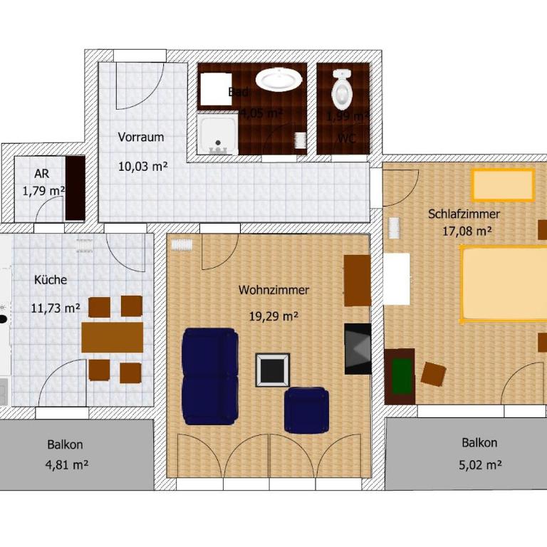 Flataid CityApartment Zentrum-Citypark - Apartment mit 1 Schlafzimmer - 15