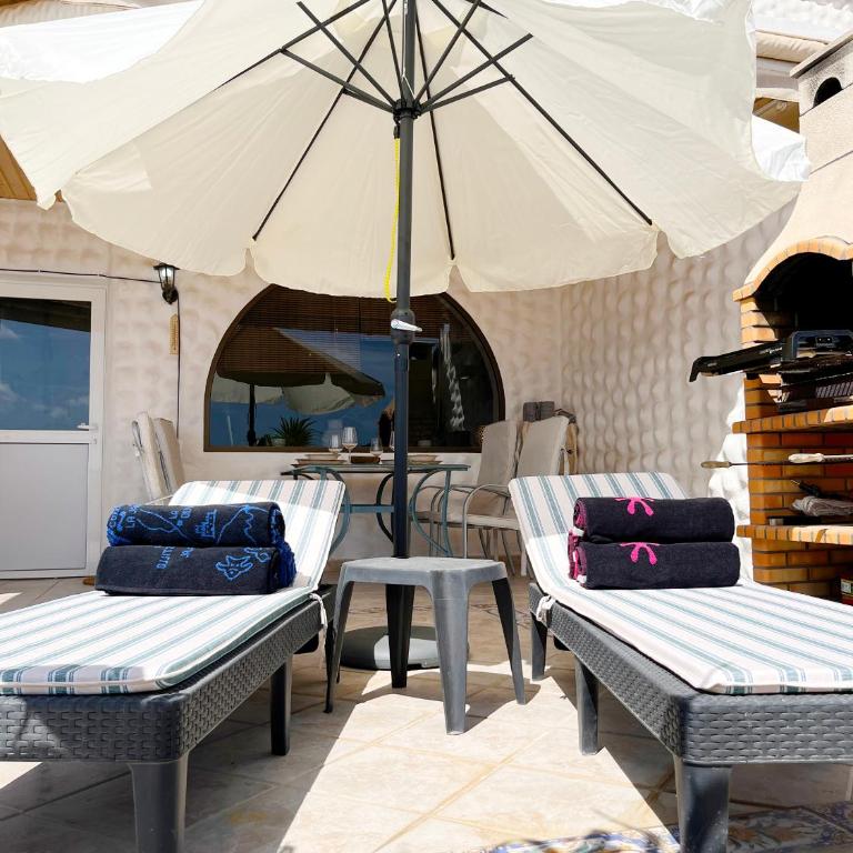 Casa Heresa - große Terrasse mit Meerblick - Apartamento 1 dormitorio con vistas al mar y terraza - 4