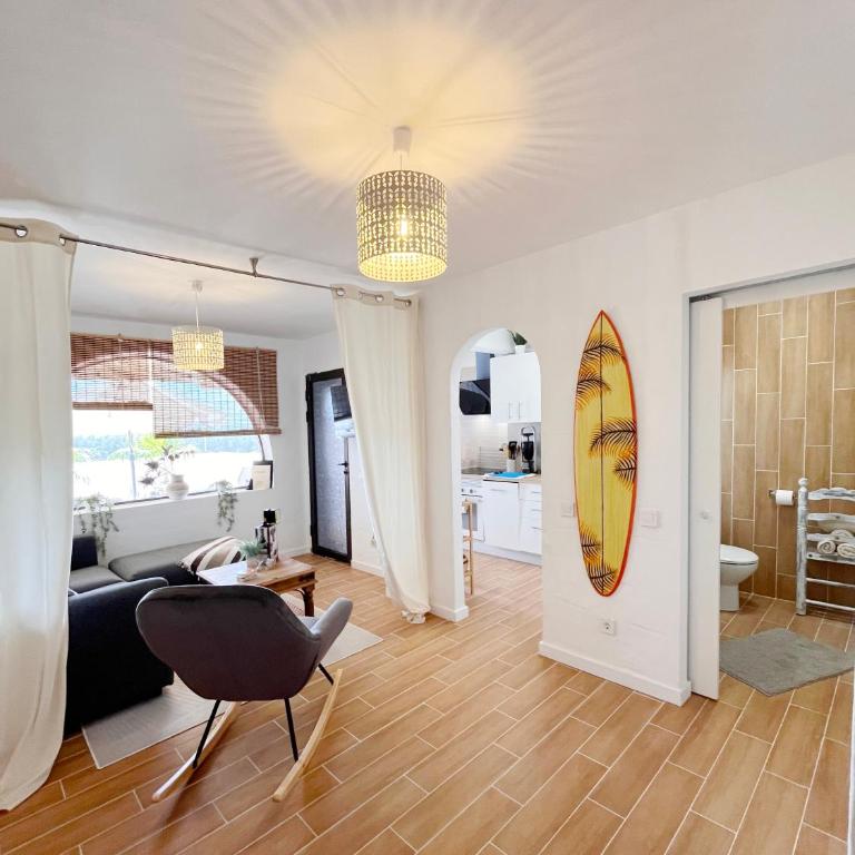 Casa Heresa - große Terrasse mit Meerblick - Apartamento 1 dormitorio con vistas al mar y terraza - 12