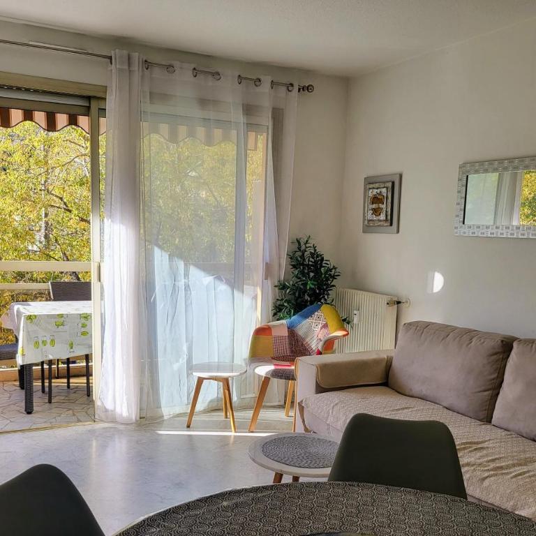 Charmant 2 pièces, traversant, clim, wifi, parking - Appartement 1 Chambre - 6