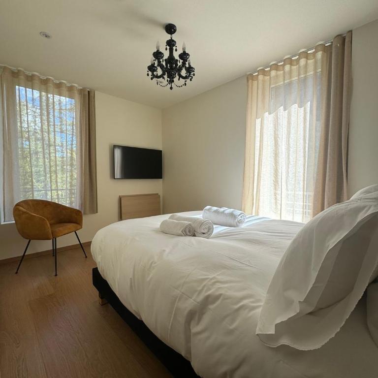 Villa Belle Fleur - Queyras - Appartements confortables avec vue montagne Alpes Française - - Appartement 2 Chambres - Vue sur Jardin - 6