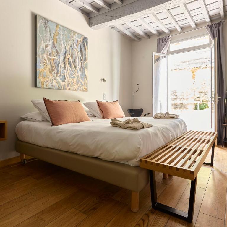 Boutique Hôtel Entraigues - Chambre Double Supérieure de Luxe avec Terrasse - 7