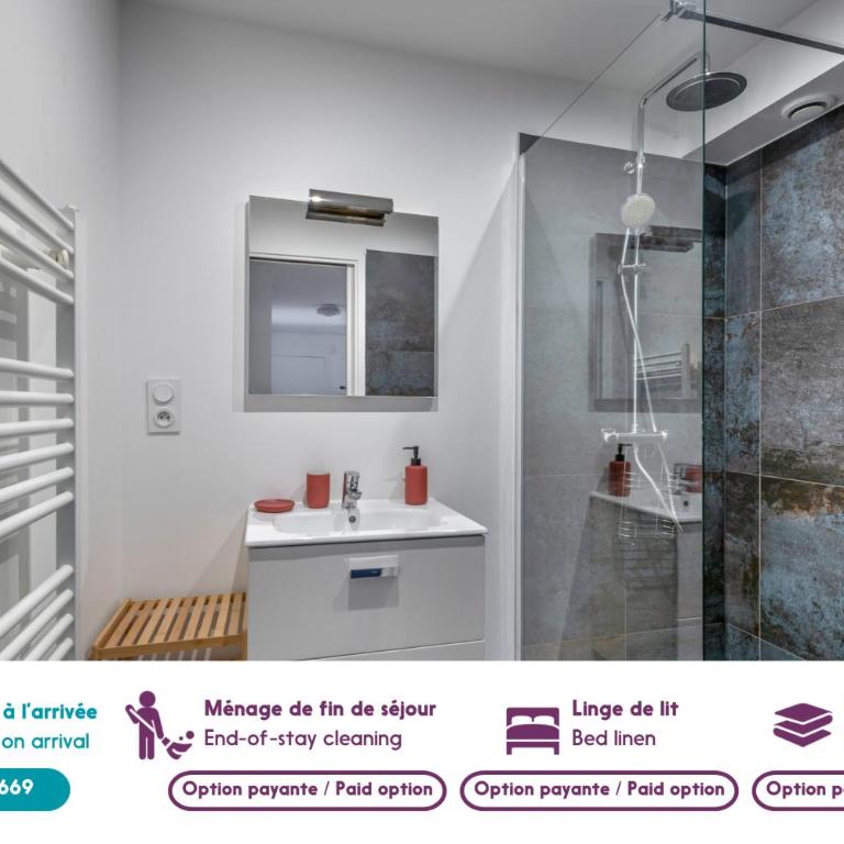 Appartement pour 4 - centre - 500m de la plage - Apartamento - 3