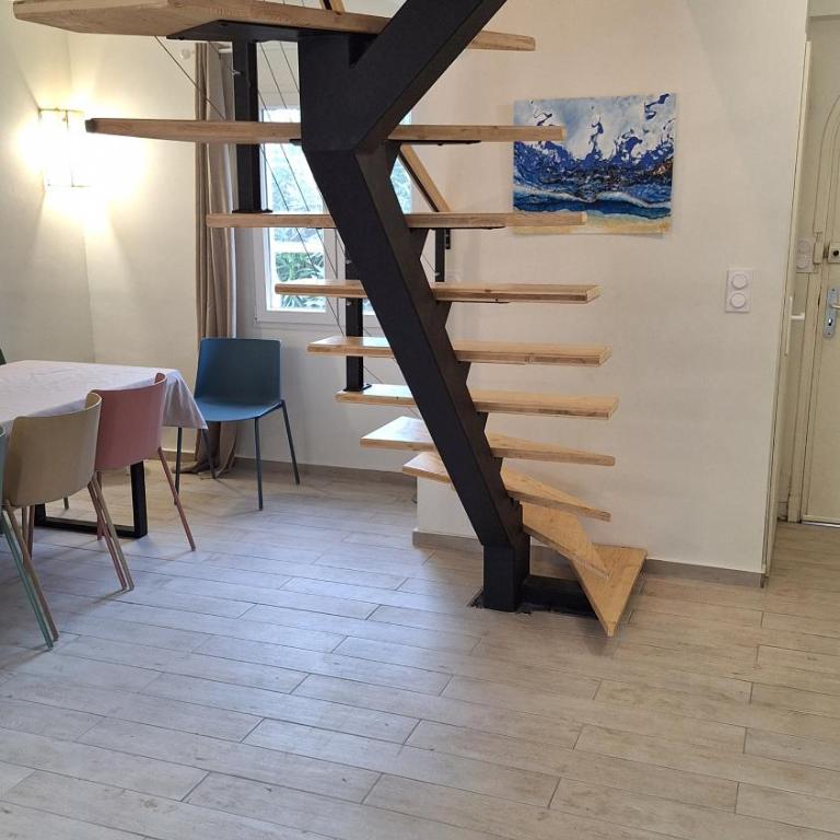 Villa 8 pers, 4 ch, jardin, clim 200m de la plage - Casa de 4 dormitorios - 3