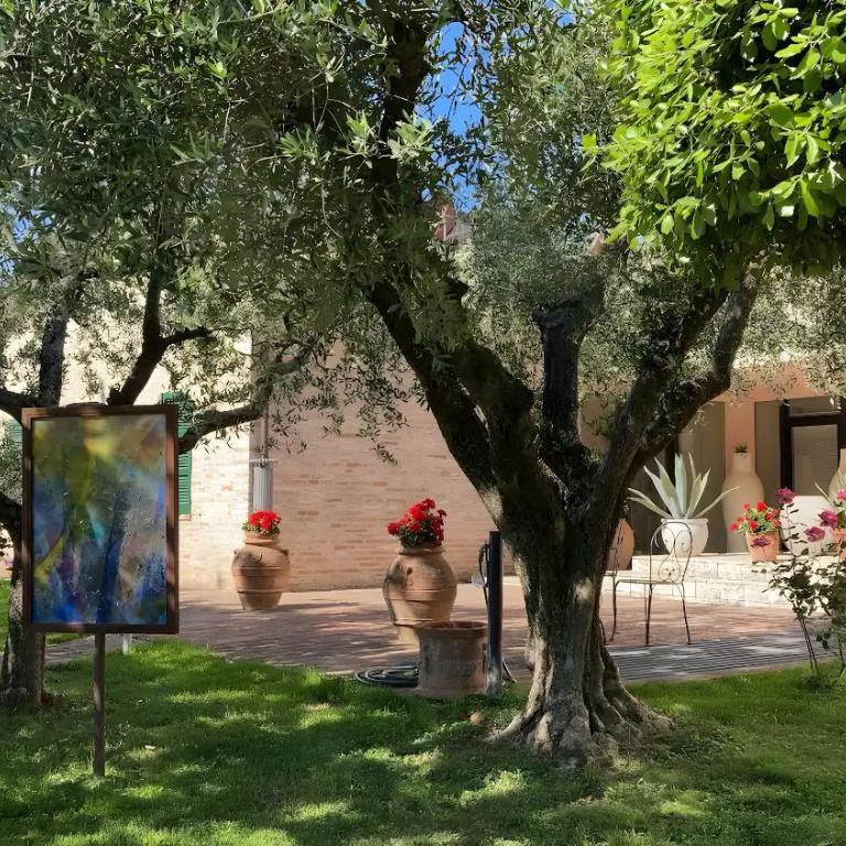 Umbria Verde Suite Perugia - Il giardino di Antonio - Camera Matrimoniale con Vista Giardino - 7
