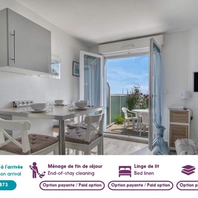 Appart avec terrasse et vue mer - 30m de la plage - Appartement - 4