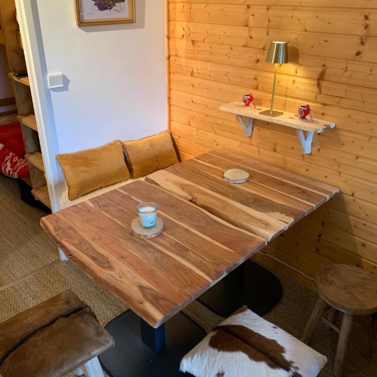 Isola 2000 appartement dans Chalet 4 ou 6 personnes grande terrasse - Apartment mit 2 Schlafzimmern - 9