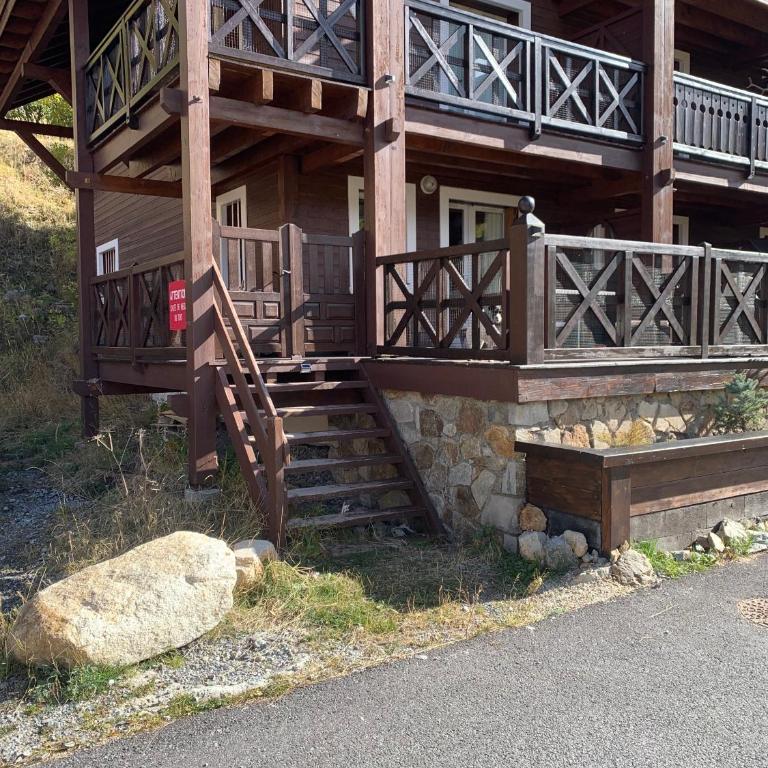 Isola 2000 appartement dans Chalet 4 ou 6 personnes grande terrasse - Apartment mit 2 Schlafzimmern - 27
