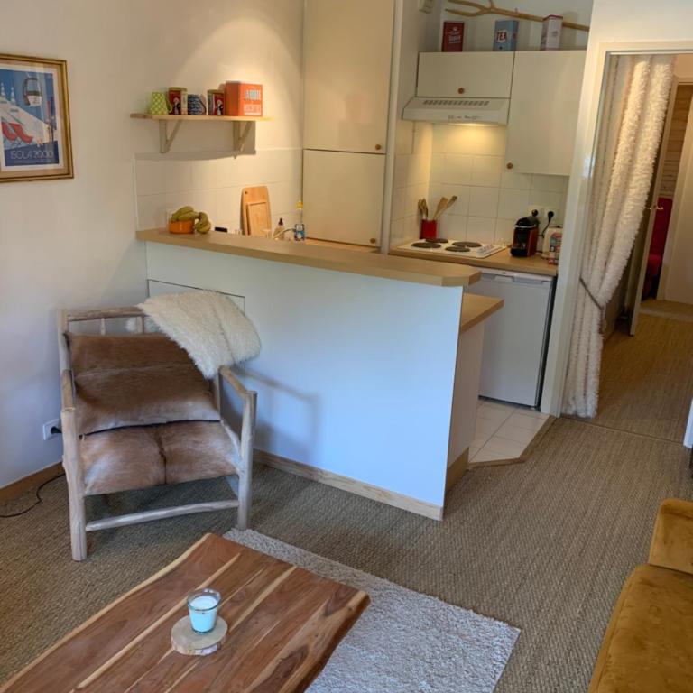 Isola 2000 appartement dans Chalet 4 ou 6 personnes grande terrasse - Apartment mit 2 Schlafzimmern - 12