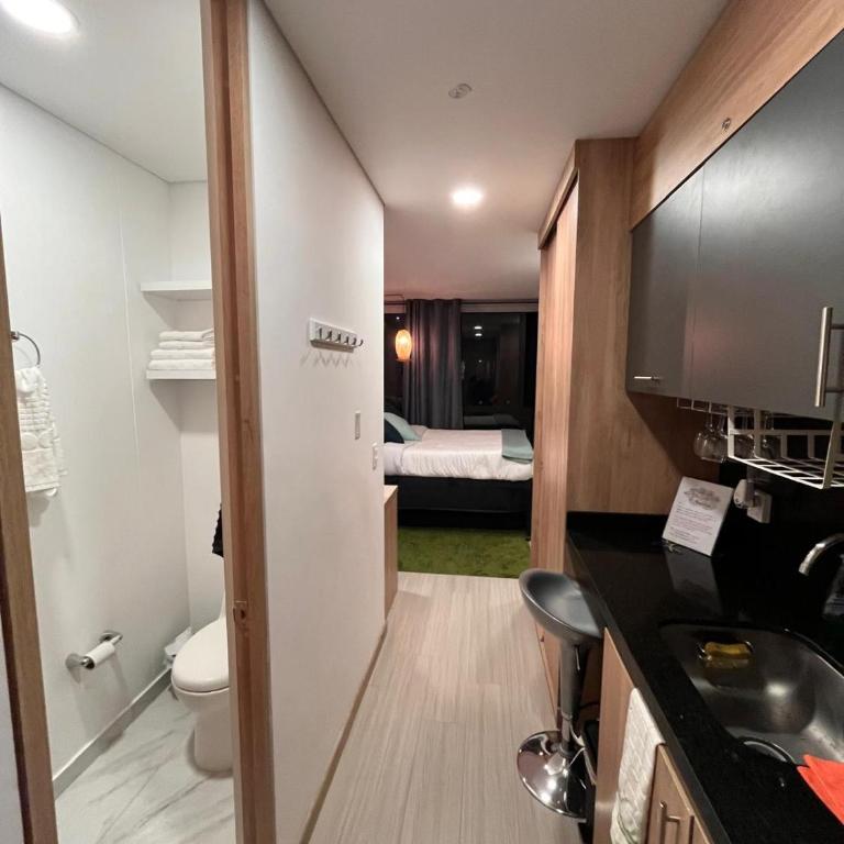 Hermoso apartamento con vista a la montaña en pleno centro de Chapinero - Apartamento de 1 dormitorio - 4