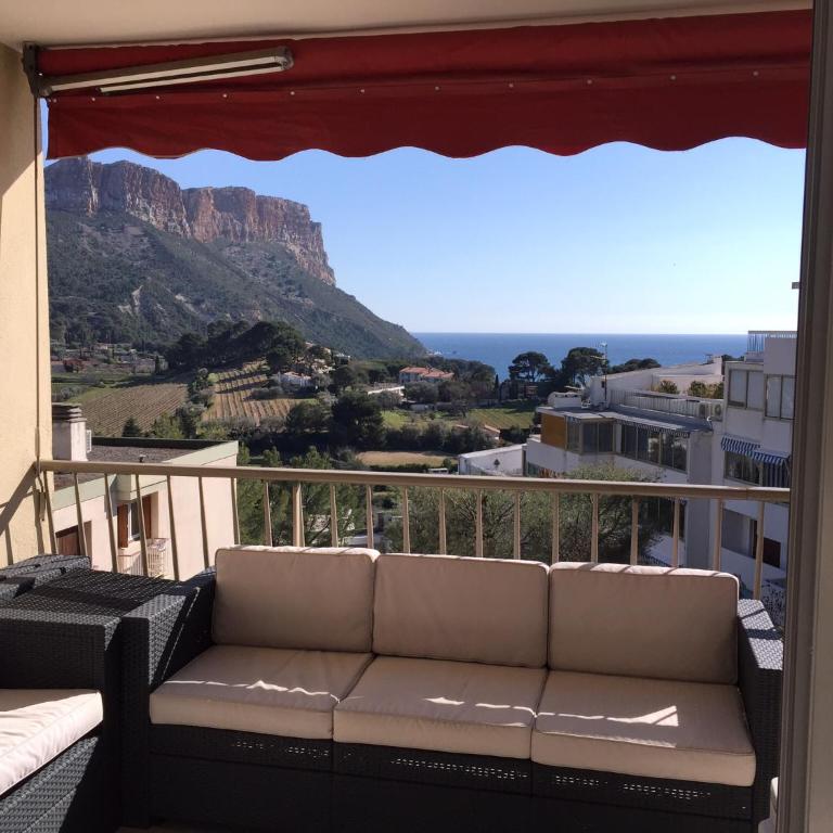 Panoramic Cassis vue mer 3 étoiles - Apartment mit 2 Schlafzimmern, Terrasse und Meerblick - 11