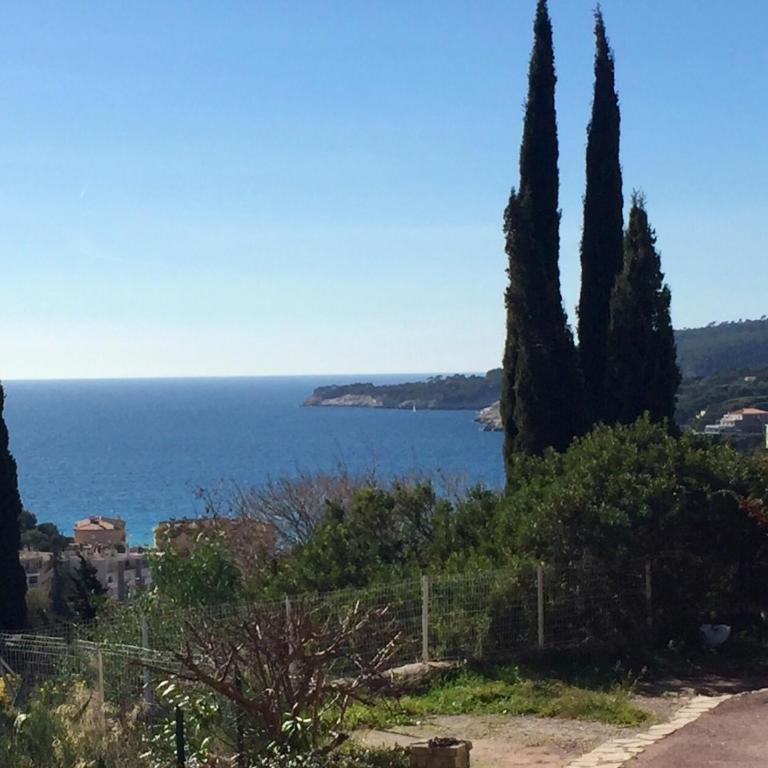 Panoramic Cassis vue mer 3 étoiles - Apartment mit 2 Schlafzimmern, Terrasse und Meerblick - 15