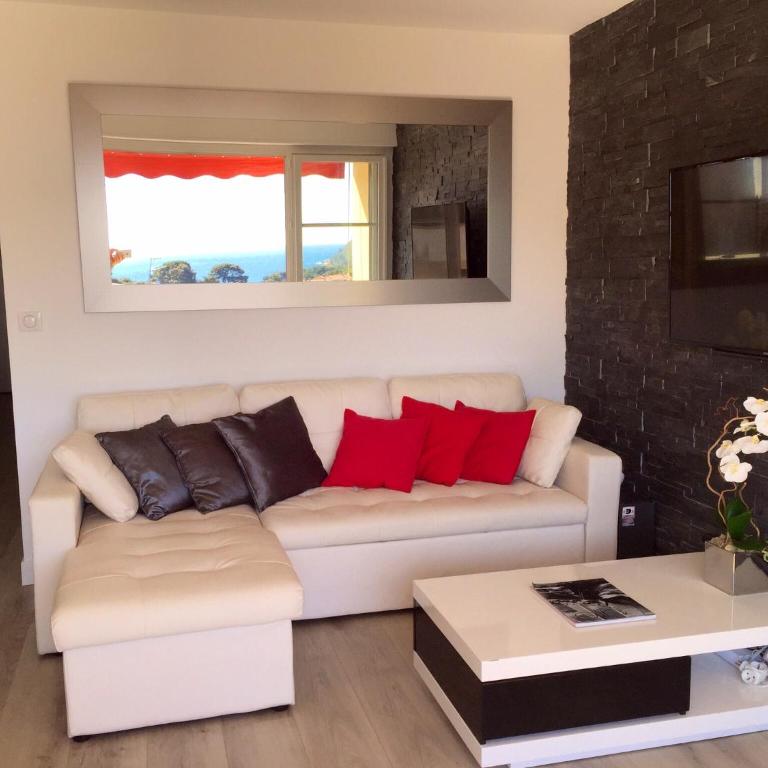 Panoramic Cassis vue mer 3 étoiles - Apartment mit 2 Schlafzimmern, Terrasse und Meerblick - 17