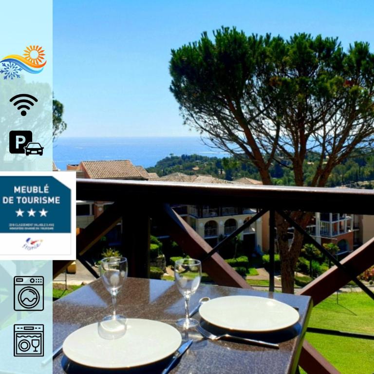 Nid d'Azur à Cap Esterel - Côte d'Azur - VUE MER - Climatisé - Piscines - Appartement 1 Chambre - 1