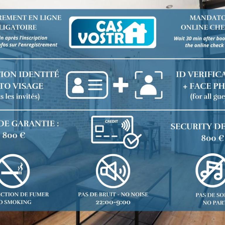 Superbe Loft industriel - Casa Vostra - CAUTION 800 EUR & ID requises - Gaillard Tram-Frontière - Appartement 1 Chambre - 2