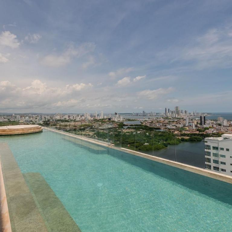 Espectacular Vista al Mar and Historic Center 2BR - Two-Bedroom Deluxe Apartment with Ocean View - 57