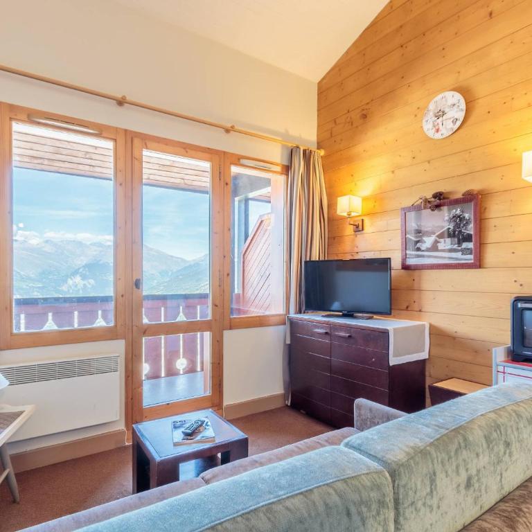 Charmant duplex 2 pièces, 4 pers., balcon, casier à skis - La Plagne - One-Bedroom Apartment - 11