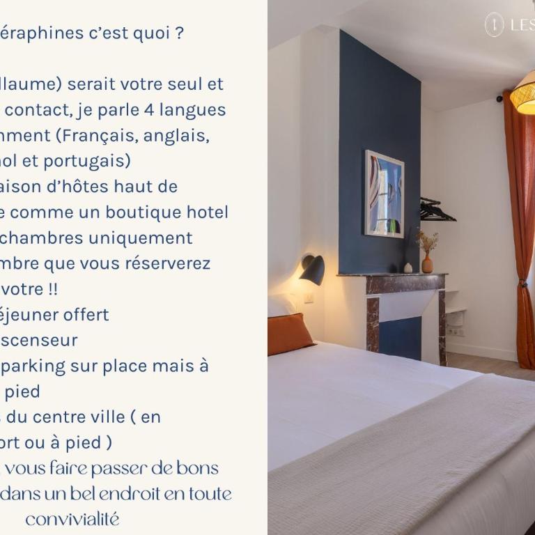 Les Séraphines - Chambres d'hôtes - Guests house - Chambre Deluxe Double ou Lits Jumeaux - 2
