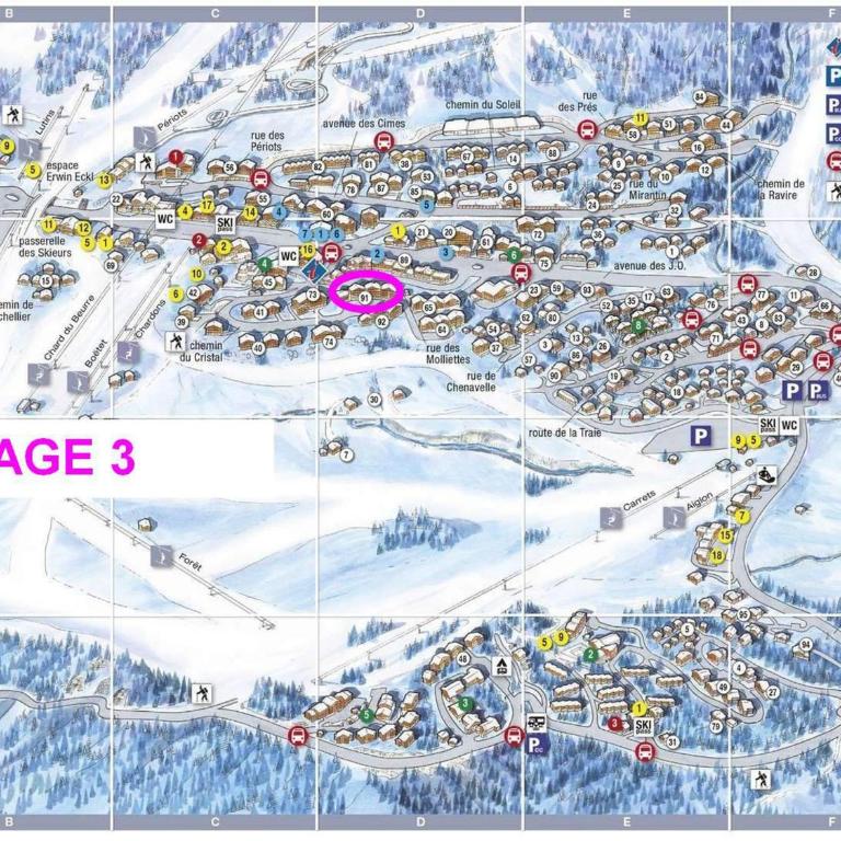 Location studio mezzanine 6 personnes Les Saisies avec parking - Appartement 1 Chambre - 7
