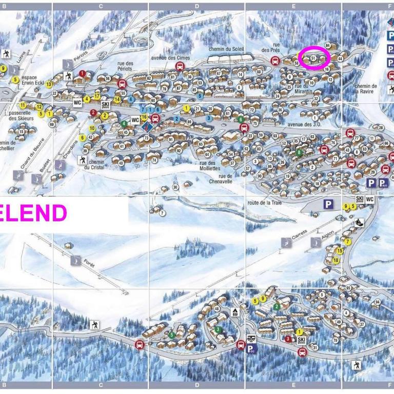 Beau 2 pièces cabine 7 pers, vue sur les pistes - Apartment mit 1 Schlafzimmer - 4