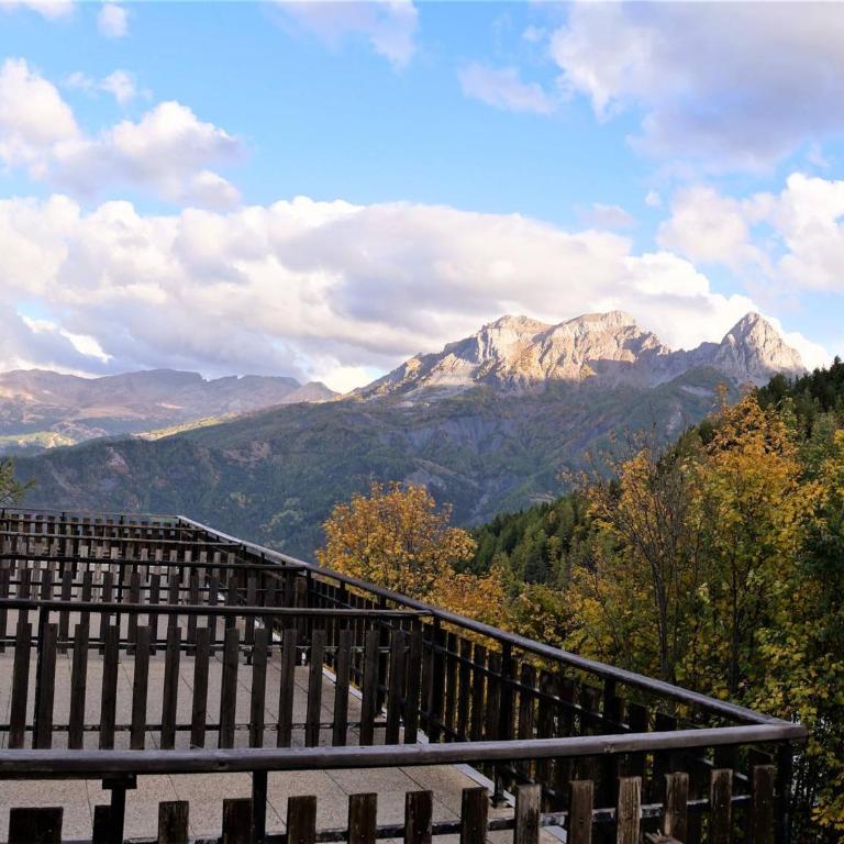 Studio cabine à Pra-Loup avec balcon et vue sur montagne - Studio - 14