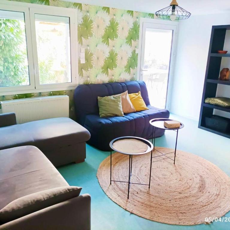 La cahute, Gîte avec jardin pour 15 personnes - Maison 7 Chambres - 6