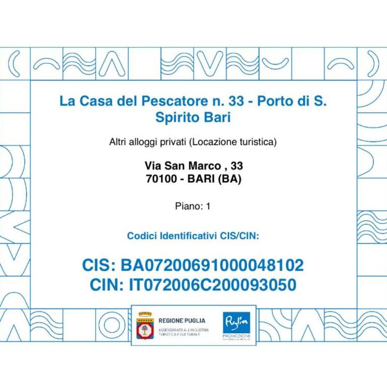 La Casa del Pescatore n 33 - porto di St Spirito Bari - Triple Room - 37