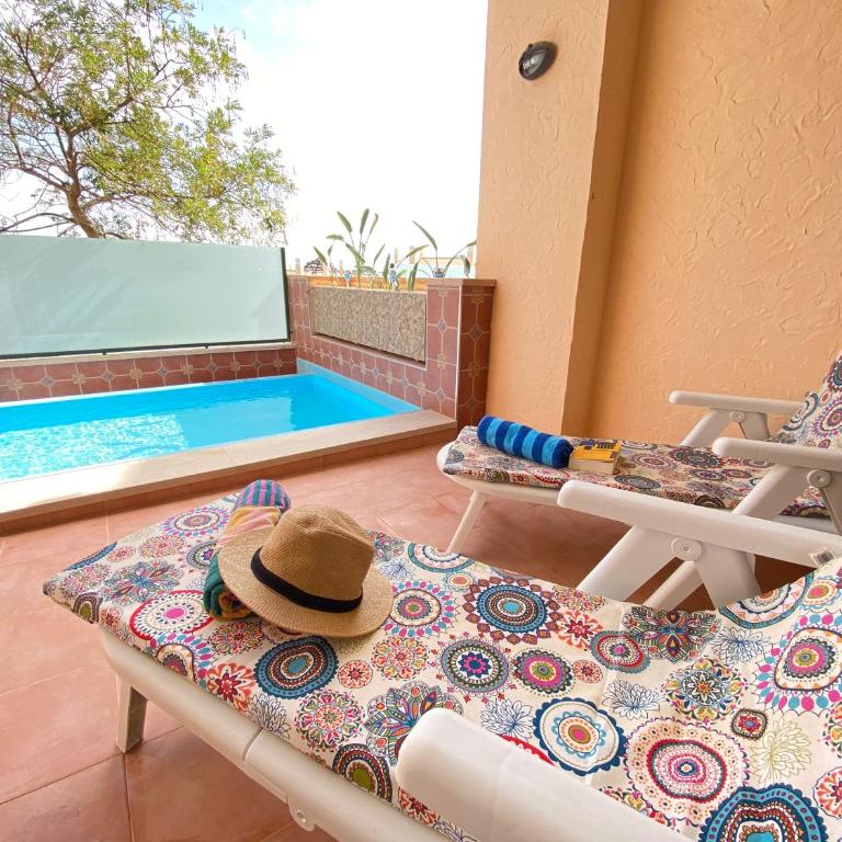 Lujoso Apartamento en el tranquilo Resort Hacienda del Alamo - Apartamento de 2 dormitorios con terraza - 1