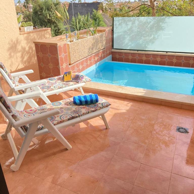 Lujoso Apartamento en el tranquilo Resort Hacienda del Alamo - Apartamento de 2 dormitorios con terraza - 10
