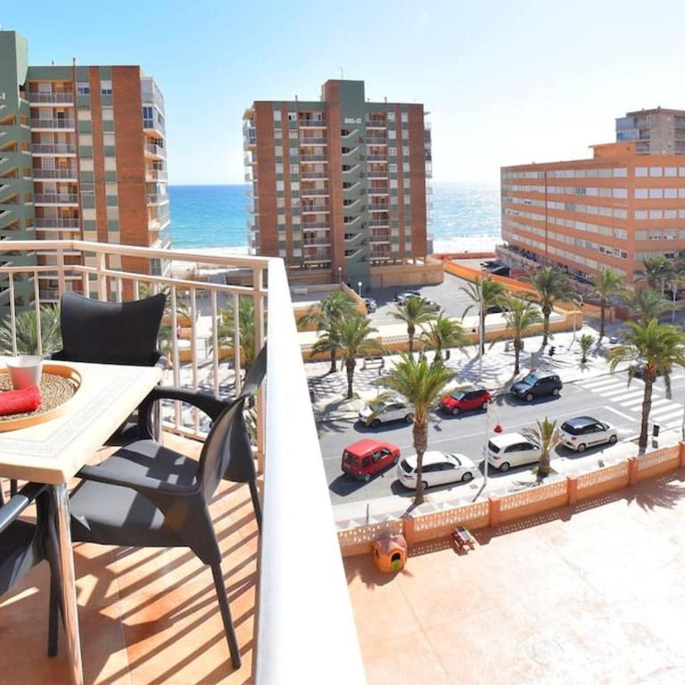 Seafront Apt in Arenales Beach, Pool & Parking - One-Bedroom Apartment - 1