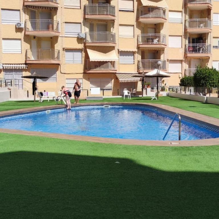 Seafront Apt in Arenales Beach, Pool & Parking - One-Bedroom Apartment - 5