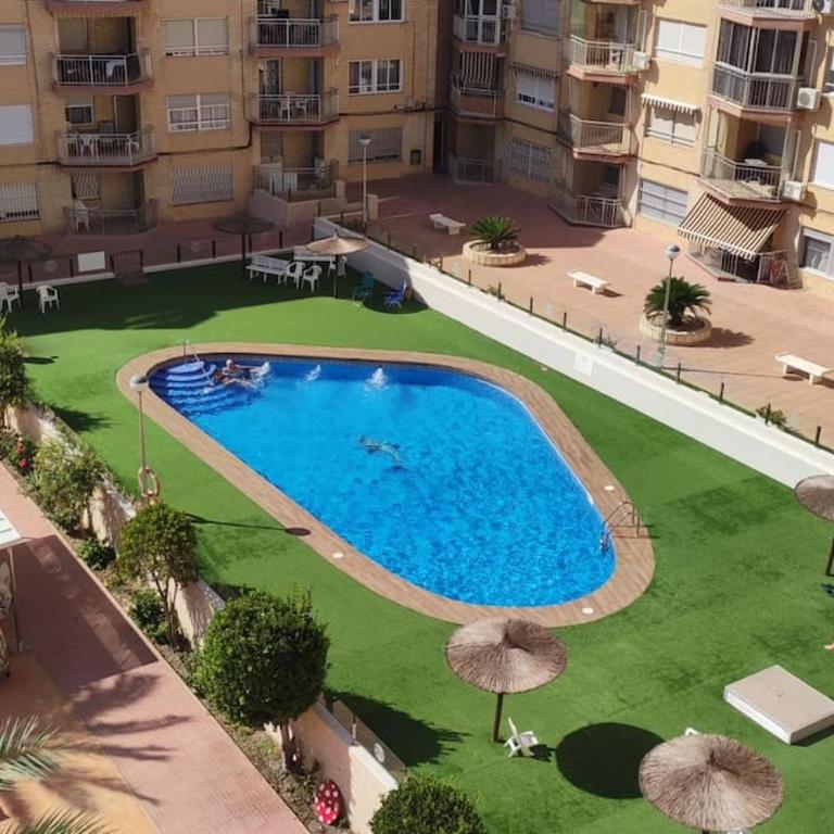 Seafront Apt in Arenales Beach, Pool & Parking - One-Bedroom Apartment - 7