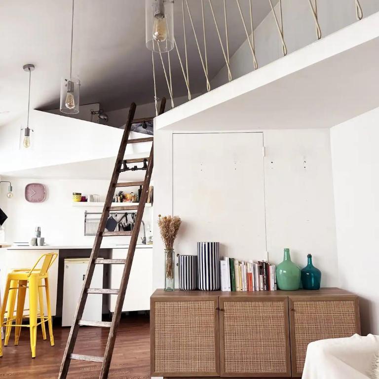 Chambre à Montmartre Atelier architecte - Chambre Double ou Lits Jumeaux - 1