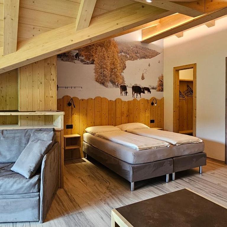 Agriturismo Bosco d'oro Livigno - Appartamento con 2 Camere da Letto - 15