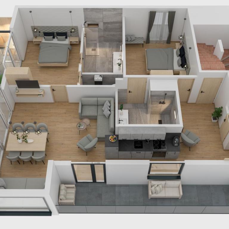 Grauzone Grossarl - Apartment mit 2 Schlafzimmern und Bergblick - 12