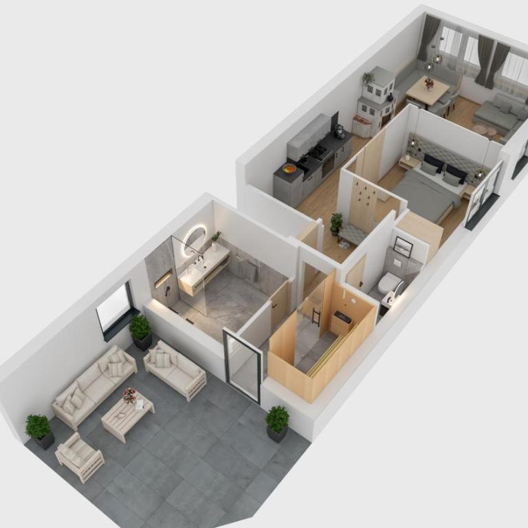 Grauzone Grossarl - Apartment mit 1 Schlafzimmer und Terrasse - 5