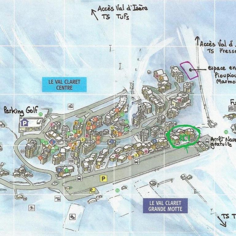 Val Claret-Ski aux pieds, 4 pers, 1 chambre, Balcon Sud - Appartamento con 1 Camera da Letto - 36