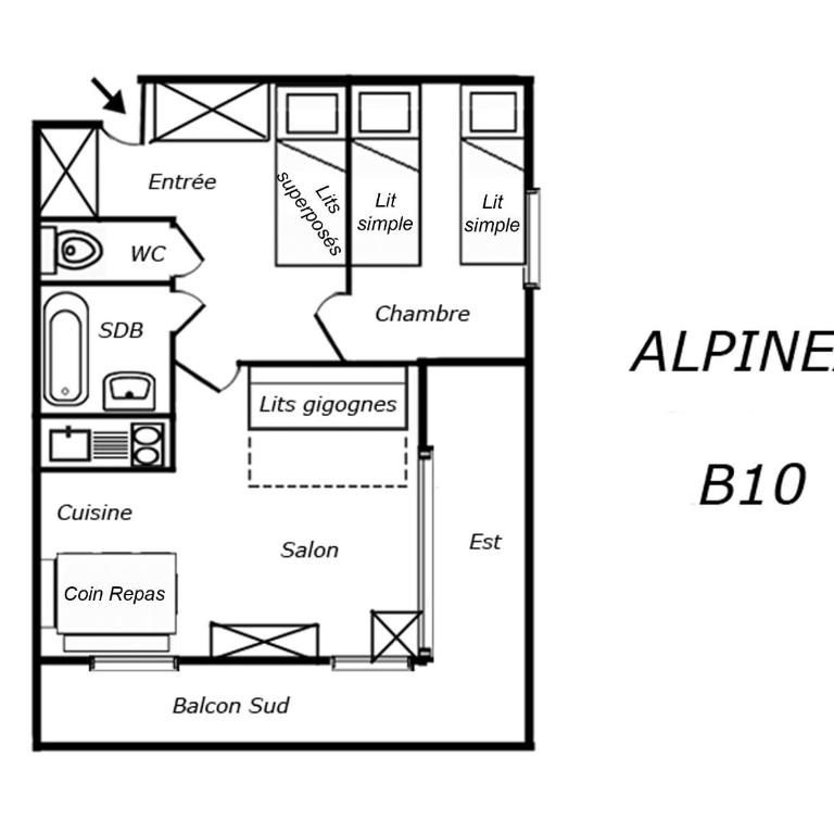 Résidence Alpinea - Standard Apartment - 11