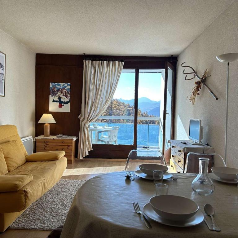 Studio montagne 4 pers. avec balcon, pistes à 100m, parking, local à skis - Montgenèvre - FR-1-330D-77 - Apartamento (4 adultos) - 11
