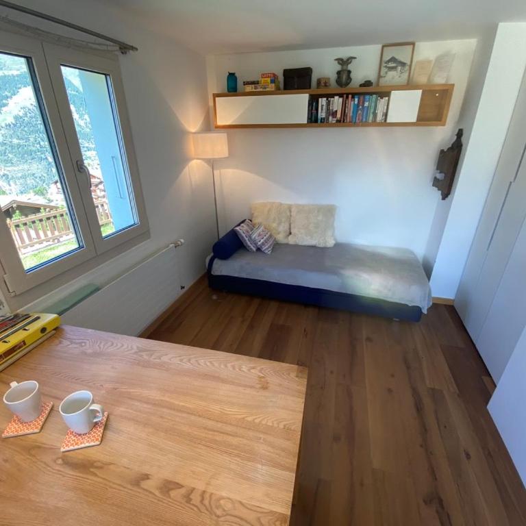 Chalet Safran - Apartment mit 1 Schlafzimmer und Bergblick - 36